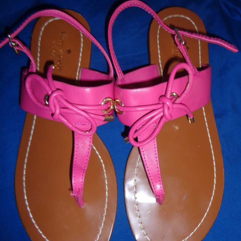Kate Spade Carolina Bow Sandal Pink Size 8.5
